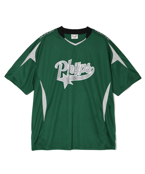 PHYSICAL DEPARTMENT（フィジカル デパートメント）の「スタテイルスポーティ半袖Tシャツ_グリーン（Tシャツ/カットソー・レディース・その他・SMALL/MEDIUM/LARGE/X-LARGE）」の2枚目の写真