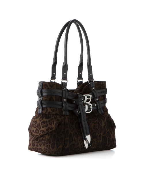 SQUARE LINE（スクエアライン）の「ネクシー_レオパードカーキ（ショルダーバッグ・レディース・レオパード・FREE）」の5枚目の写真