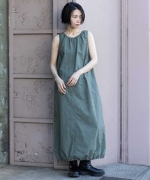 Munich（ミューニック）の「コットンリネンドローストリングワンピース（ワンピース）」