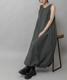 Munich | コットンリネンドローストリングワンピース(ワンピース)