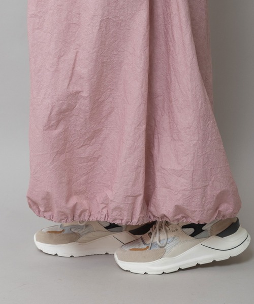 Munich（ミューニック）の「コットンリネンドローストリングワンピース（ワンピース・レディース・ダークグレー/ベージュ/カーキ/ピンク・FREE）」の15枚目の写真