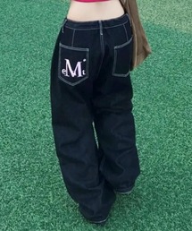 MUCENT | 【UNISEX】MUCENT／バックロゴデニムパンツ(デニムパンツ)