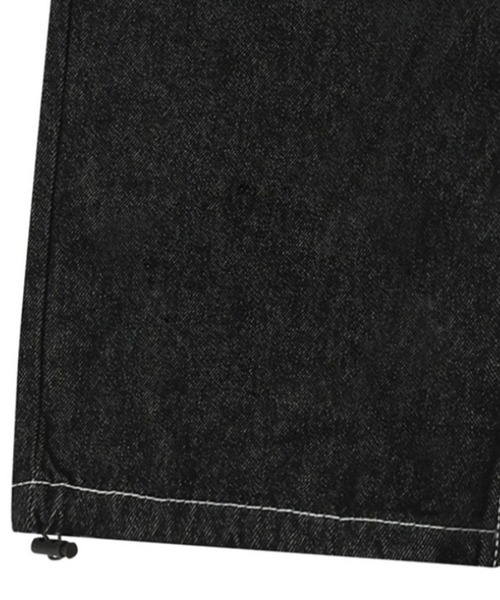 MUCENT（ムセント）の「【UNISEX】MUCENT／バックロゴデニムパンツ（デニムパンツ・レディース・ブラック/ダークブルー・FREE）」の11枚目の写真