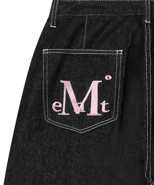 MUCENT（ムセント）の「【UNISEX】MUCENT／バックロゴデニムパンツ（デニムパンツ・レディース・ブラック/ダークブルー・FREE）」の9枚目の写真