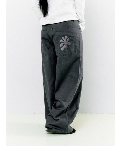 OAFISH(オアフィッシュ)の「OAF LOGO COTTON PANTS, CHARCOAL(その他パンツ・レディース・その他・1/2)」の1枚目の写真