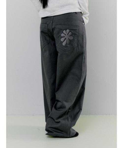 OAFISH(オアフィッシュ)の「OAF LOGO COTTON PANTS, CHARCOAL(その他パンツ・レディース・その他・1/2)」の4枚目の写真