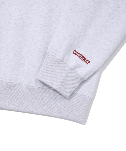 COVERNAT(カバーナット)の「Cロゴハーフジップスウェットヘザーグレー(その他トップス・レディース・その他・SMALL/XX-LARGE/LARGE/MEDIUM/X-LARGE)」の8枚目の写真