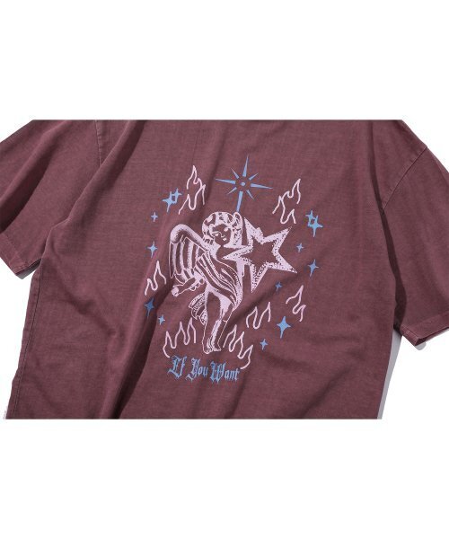 IFYOUWANT(イフユーウォント)の「Burning Star pigment TEE dusty pink(Tシャツ/カットソー・レディース・その他・LARGE/MEDIUM)」の5枚目の写真