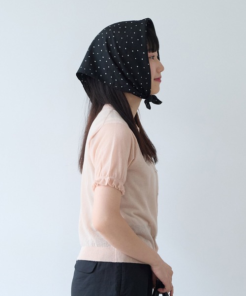 bulle de savon(ビュルデサボン)の「sheer ニットカーディガン(ニット/セーター・レディース・サックスブルー/オレンジ/カーキ・FREE)」の21枚目の写真