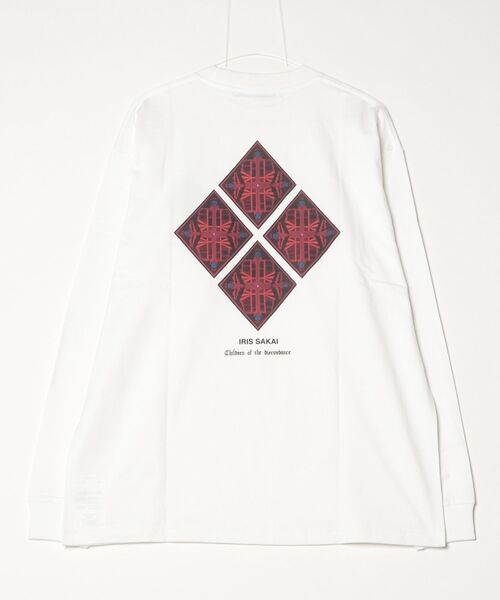 ONE DAY KMC （ワンデイケーエムシー）の「Children of the discordance / IRIS SAKAI SS TEE A / DISCS-014（Tシャツ/カットソー・メンズ・ホワイト/ブラック・2/3）」の3枚目の写真