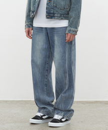 DECET（デケト）の「Curved Wide Jeans DCPT033CRYBlueB（デニムパンツ）」
