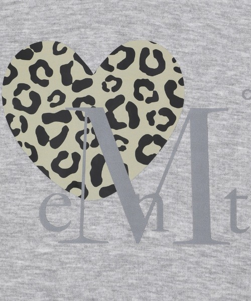 A'GEM/9 × .kom 『MUCENT/ムセント』 SIERRA LEOPARD HEART HOOD T