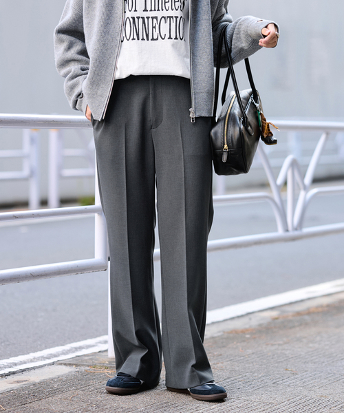 FRAMeWORK（フレームワーク）の「≪WEB限定 / 追加≫セミフレアパンツ 2（スラックス・レディース・ブラウン系その他/ブラック/ブラック×ブラック・40/38/36/34）」の22枚目の写真