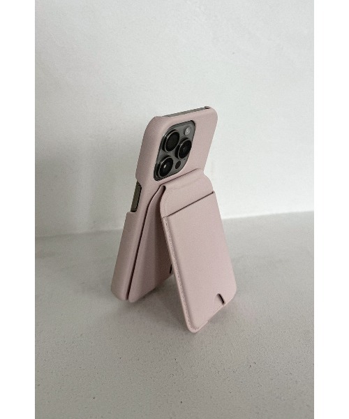 ALEXIA STAM（アリシアスタン）の「Fake Leather iPhone Case with Magnet Wallet Stand /取外し可能 カードケース&スタンド iPhoneケース（スマホケース/カバー・レディース・イエロー/ピンク・A/D/C/B）」の9枚目の写真