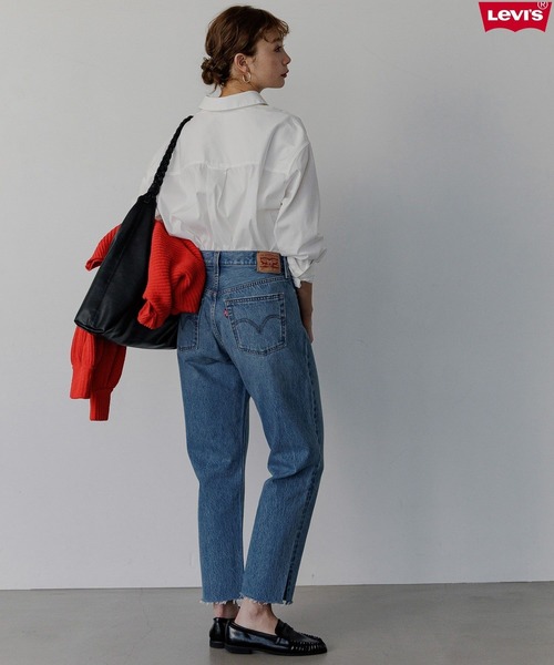 Levi's（リーバイス）の「【Levi's(R)（リーバイス(R)）】別注 501(R) CROP（デニムパンツ・レディース・インディゴブルー・24inch/25inch/26inch/27inch/28inch/29inch/30inch）」の21枚目の写真
