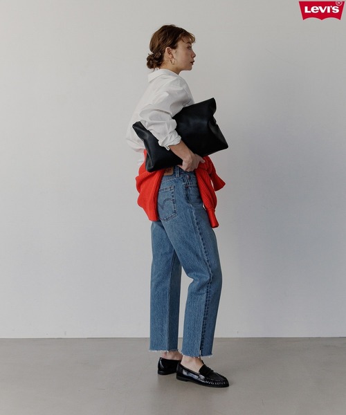 Levi's（リーバイス）の「【Levi's(R)（リーバイス(R)）】別注 501(R) CROP（デニムパンツ・レディース・インディゴブルー・24inch/25inch/26inch/27inch/28inch/29inch/30inch）」の20枚目の写真