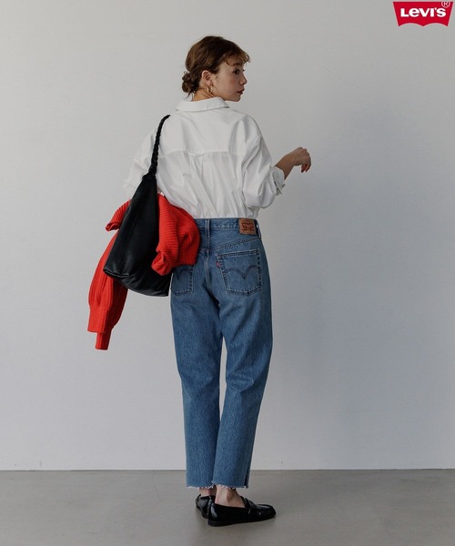 Levi's（リーバイス）の「【Levi's(R)（リーバイス(R)）】別注 501(R) CROP（デニムパンツ・レディース・インディゴブルー・24inch/25inch/26inch/27inch/28inch/29inch/30inch）」の19枚目の写真