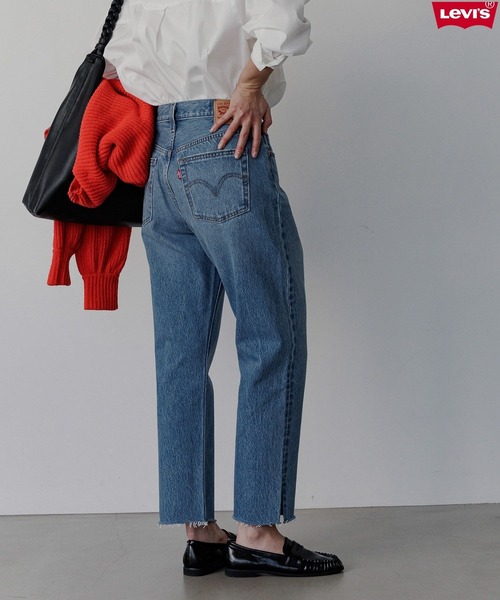 Levi's（リーバイス）の「【Levi's(R)（リーバイス(R)）】別注 501(R) CROP（デニムパンツ・レディース・インディゴブルー・24inch/25inch/26inch/27inch/28inch/29inch/30inch）」の15枚目の写真