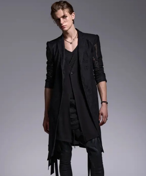 kiryuyrik(キリュウキリュウ)の「Kiryuyrik/キリュウキリュウ/Crape Long Flare Vest / クレープ ロングフレアベスト(ベスト・メンズ・ブラック・LARGE/MEDIUM/SMALL)」の10枚目の写真