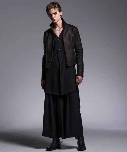 kiryuyrik(キリュウキリュウ)の「Kiryuyrik/キリュウキリュウ/Crape Long Flare Vest / クレープ ロングフレアベスト(ベスト・メンズ・ブラック・LARGE/MEDIUM/SMALL)」の12枚目の写真