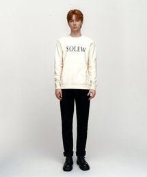 SOLEW（ソル）の「Loose-fit logo sweatshirt_ivory（スウェット）」