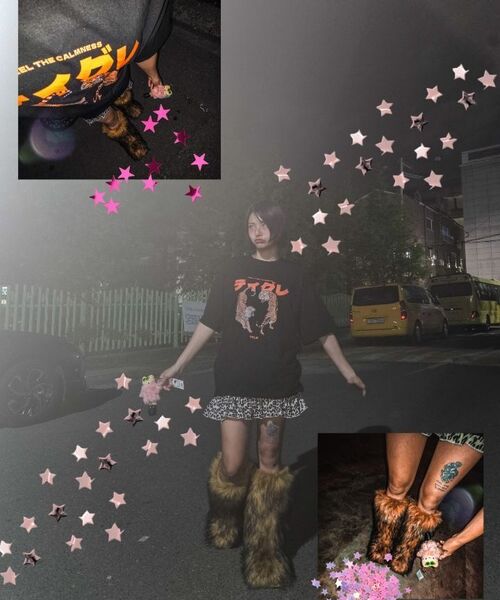 TI.GLAKE（ティーグレイク）の「トゥタイガー オーバーサイズ 半袖Tシャツ ブラック（Tシャツ/カットソー・レディース・その他・LARGE/X-LARGE/XX-LARGE）」の4枚目の写真