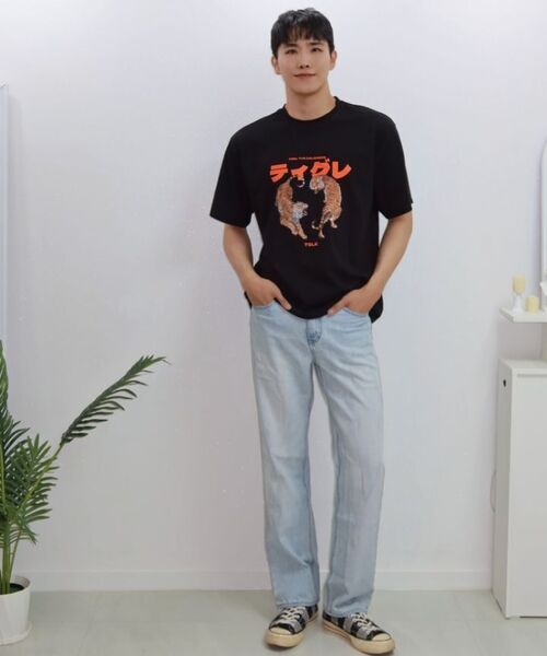 TI.GLAKE（ティーグレイク）の「トゥタイガー オーバーサイズ 半袖Tシャツ ブラック（Tシャツ/カットソー・レディース・その他・LARGE/X-LARGE/XX-LARGE）」の3枚目の写真