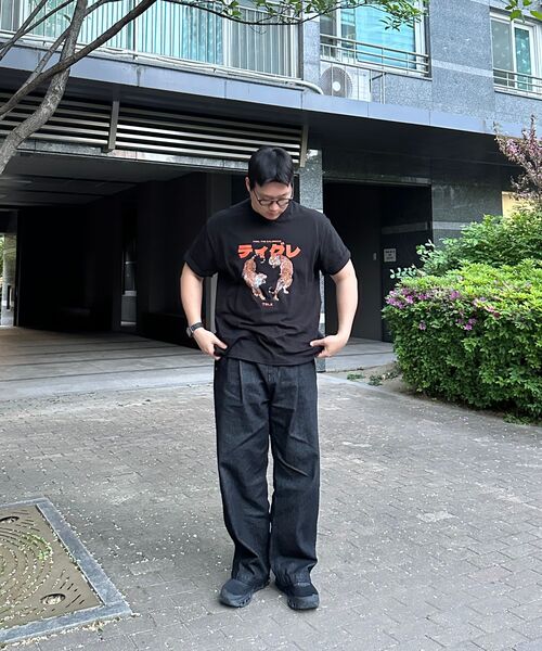 TI.GLAKE（ティーグレイク）の「トゥタイガー オーバーサイズ 半袖Tシャツ ブラック（Tシャツ/カットソー・レディース・その他・LARGE/X-LARGE/XX-LARGE）」の2枚目の写真