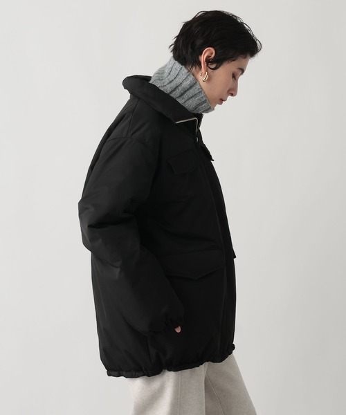 studio CLIP(スタディオクリップ)の「《ウタオ》中綿コート(ダウンジャケット/コート・レディース・ブラック/カーキ・FREE)」の8枚目の写真