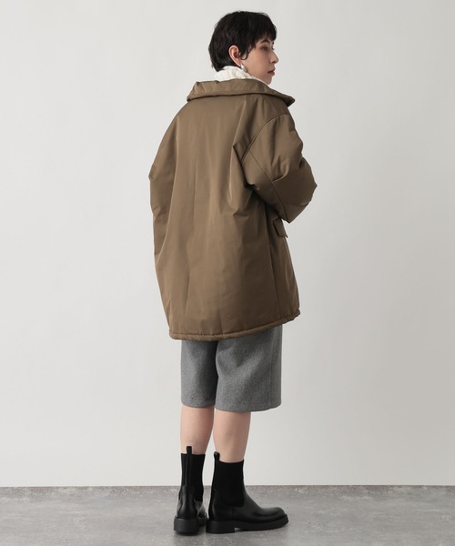 studio CLIP(スタディオクリップ)の「《ウタオ》中綿コート(ダウンジャケット/コート・レディース・ブラック/カーキ・FREE)」の13枚目の写真