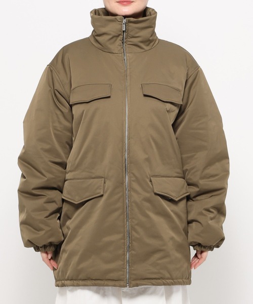 studio CLIP(スタディオクリップ)の「《ウタオ》中綿コート(ダウンジャケット/コート・レディース・ブラック/カーキ・FREE)」の17枚目の写真