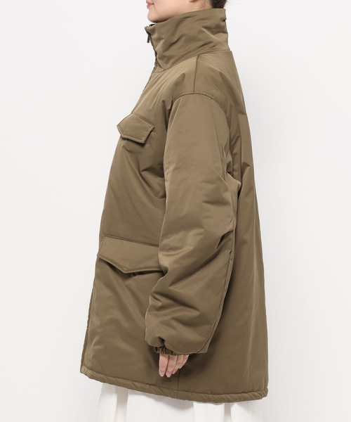 studio CLIP(スタディオクリップ)の「《ウタオ》中綿コート(ダウンジャケット/コート・レディース・ブラック/カーキ・FREE)」の18枚目の写真