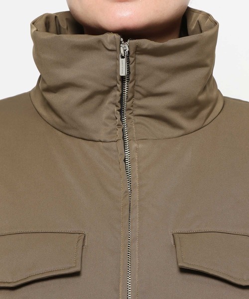 studio CLIP(スタディオクリップ)の「《ウタオ》中綿コート(ダウンジャケット/コート・レディース・ブラック/カーキ・FREE)」の20枚目の写真