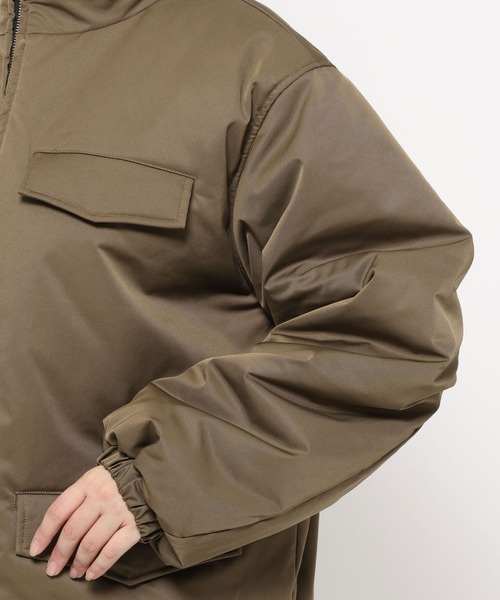 studio CLIP(スタディオクリップ)の「《ウタオ》中綿コート(ダウンジャケット/コート・レディース・ブラック/カーキ・FREE)」の21枚目の写真