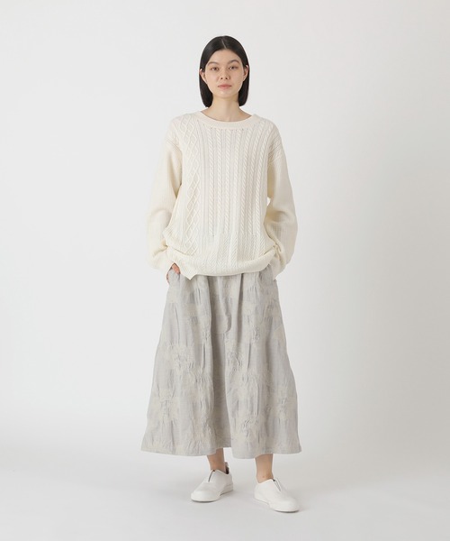 Plantation(プランテーション)の「フレンチメリノ / ニット / (O)(ニット/セーター・レディース・ブラック/オフホワイト/ブルー・M size/X-LARGE)」の6枚目の写真