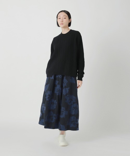 Plantation(プランテーション)の「フレンチメリノ / ニット / (O)(ニット/セーター・レディース・ブラック/オフホワイト/ブルー・M size/X-LARGE)」の10枚目の写真