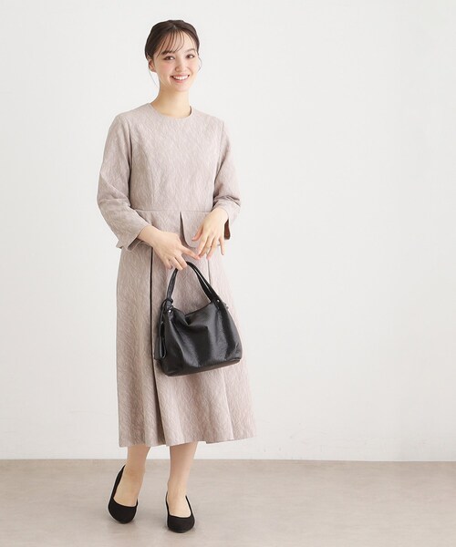 コインケース付き 裏地柄ソフトトート（トートバッグ）｜LAURA ASHLEY