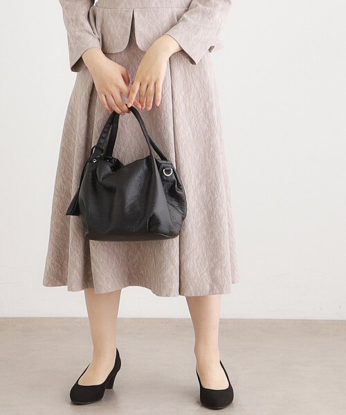 コインケース付き 裏地柄ソフトトート（トートバッグ）｜LAURA ASHLEY