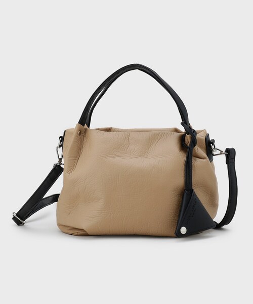 コインケース付き 裏地柄ソフトトート（トートバッグ）｜LAURA ASHLEY