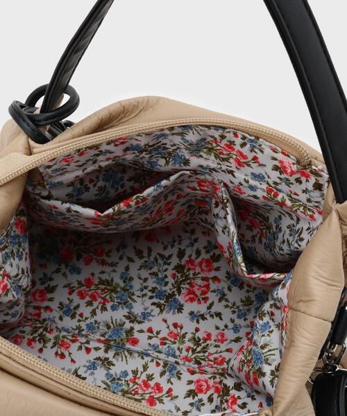 コインケース付き 裏地柄ソフトトート（トートバッグ）｜LAURA ASHLEY