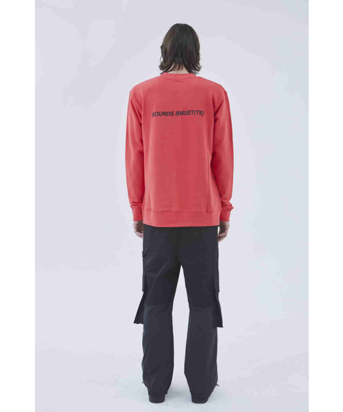 BMUETTE（ビムウィエ）の「ロゴプリントサウンズスウェットシャツ（スウェット・メンズ・レッド・SMALL/MEDIUM/LARGE）」の2枚目の写真