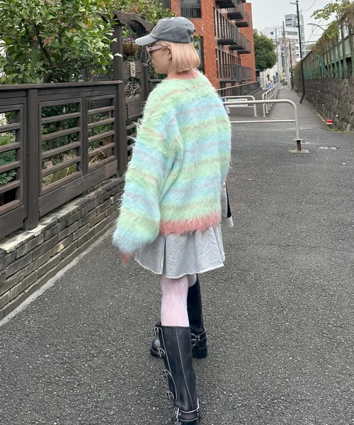 Alley Tokyo（アリートーキョー）の「ダメージスウェパンとフレアスカートのセット（スウェットパンツ・レディース・オフホワイト/グレー・FREE）」の18枚目の写真