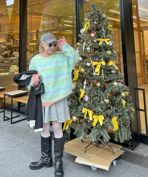 Alley Tokyo（アリートーキョー）の「ダメージスウェパンとフレアスカートのセット（スウェットパンツ・レディース・オフホワイト/グレー・FREE）」の20枚目の写真