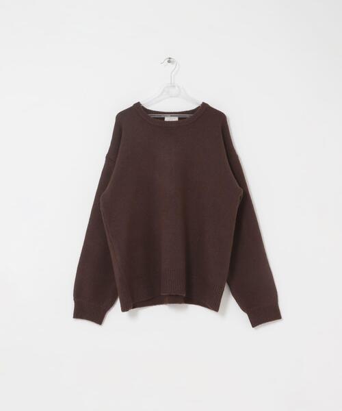 LAATO(ラート)の「mokomoko knit set(ニット/セーター・レディース・ブラウン/オフホワイト・FREE)」の9枚目の写真