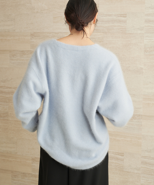 セール】Light Fur V nuance プルオーバー（ニット/セーター）｜Plage