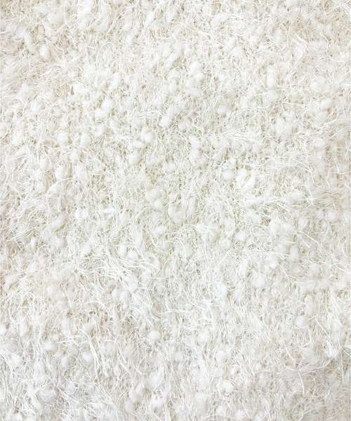 Rose Muse(ロゼミューズ)の「sparkly fluffy cardigan(カーディガン/ボレロ・レディース・ホワイト/モカ・FREE)」の6枚目の写真