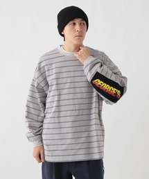 GEORGE'S（ジョージズ）の「エルボーパッチマルチボーダー（Tシャツ/カットソー）」