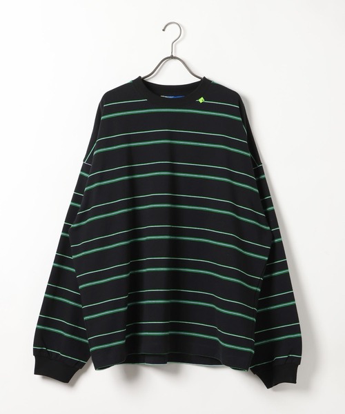 GEORGE'S（ジョージズ）の「エルボーパッチマルチボーダー（Tシャツ/カットソー・メンズ・グレー系その他/ネイビー/グレー系その他2/ライトグレー・MEDIUM/LARGE）」の6枚目の写真