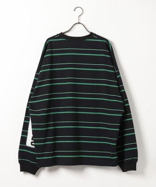 GEORGE'S（ジョージズ）の「エルボーパッチマルチボーダー（Tシャツ/カットソー・メンズ・グレー系その他/ネイビー/グレー系その他2/ライトグレー・MEDIUM/LARGE）」の12枚目の写真