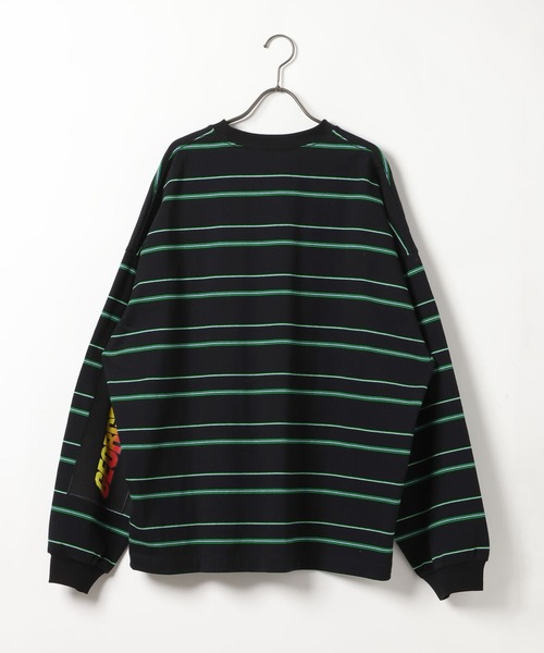 GEORGE'S（ジョージズ）の「エルボーパッチマルチボーダー（Tシャツ/カットソー・メンズ・グレー系その他/ネイビー/グレー系その他2/ライトグレー・MEDIUM/LARGE）」の17枚目の写真